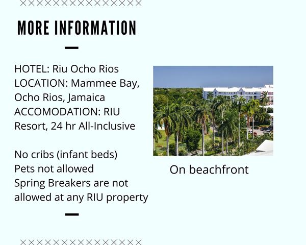 additional info about Riu hotel