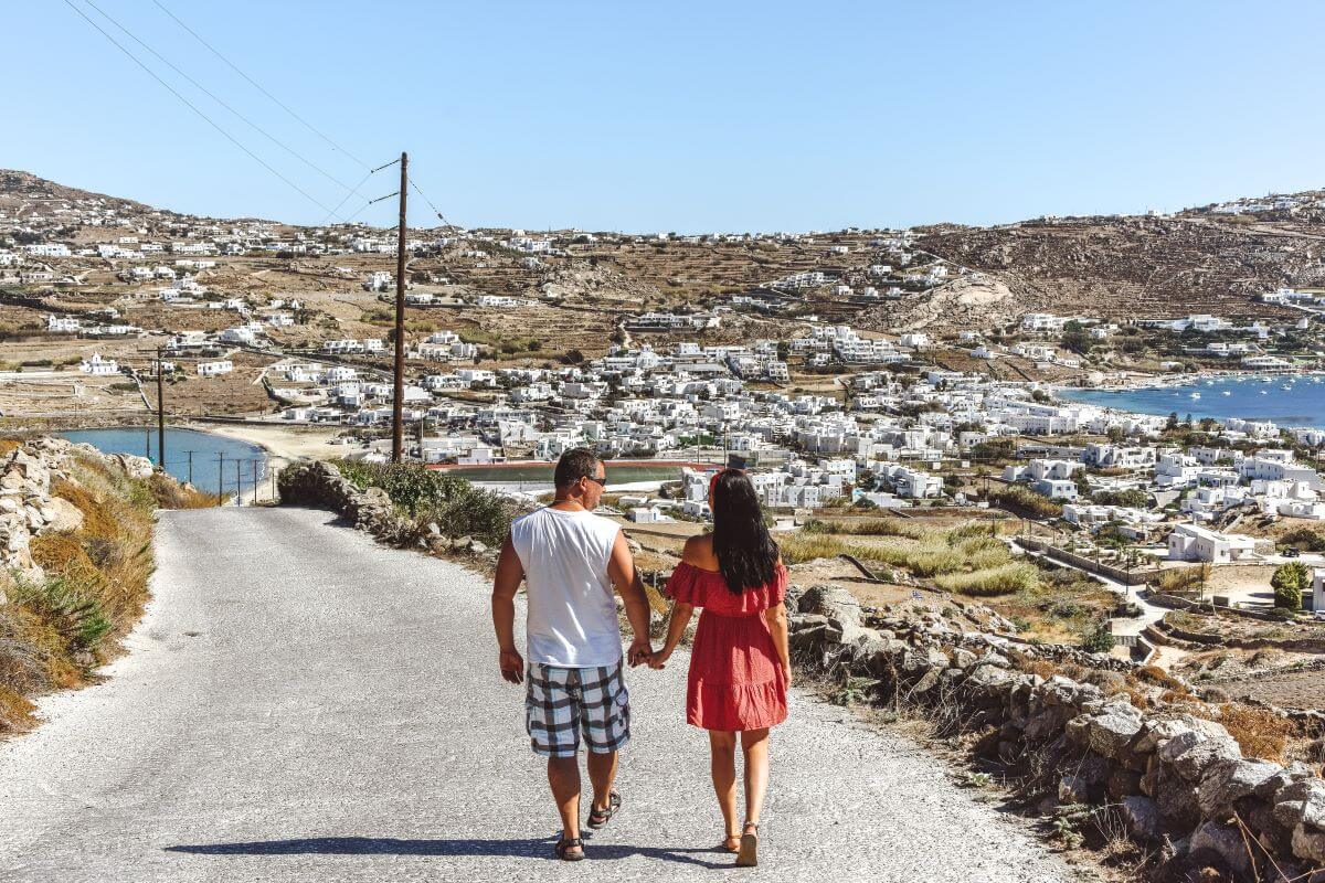 Ornos Village and its beaches