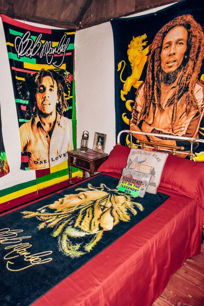 unique things to do in Jamaica - visit Bob Marley's room