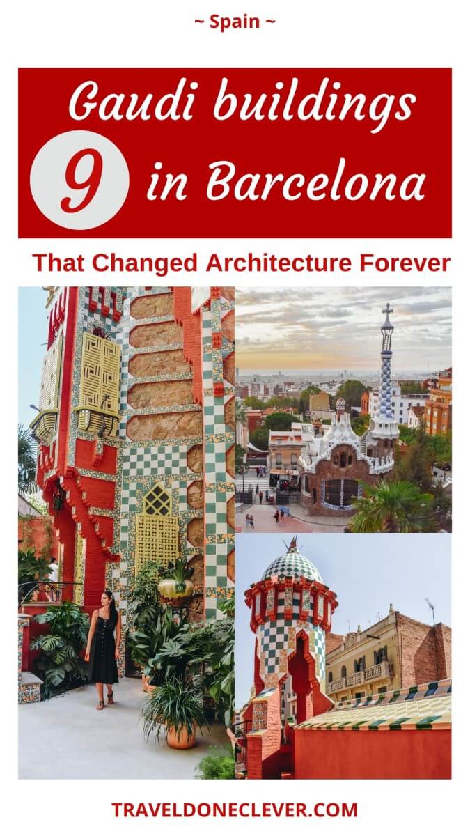 works of Antoni Gaudi Barcelona