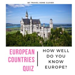 European countries test: How much do you know about Europe? European countries quiz.