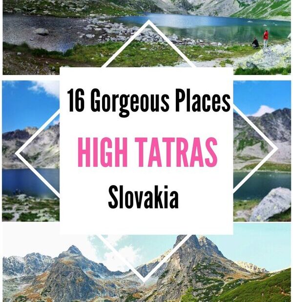 Hike the Tatra Mountains and discover 16 gorgeous places in the High Tatras in Slovakia. The High Tatras have some of the most beautiful views in the country. What is the better way to explore than on foot? From easy hikes to moderate, uncover incredible landscape and amazing trails with this guide.