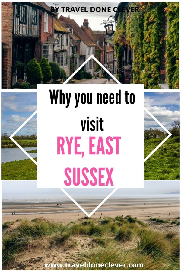 Did you know that Rye in East Sussex is one of the best-preserved walled medieval hill towns in England? Discover the best things to do in Rye in East Sussex and plan your weekend away in one of the most picturesque towns in England. Gorgeous places to visit in Rye. #rye #ryeeastsussexengland