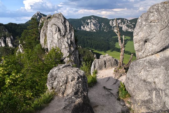 places to visit in Slovakia: The Súľov Rocks is one of the best places to visit in Slovakia because these beautiful rock formations offer you to see an unspoilt part of the country. During hiking in this national nature reserve, you can see bizarrely shaped rocks and also rare orchids. The area has several hiking trails with all difficulty levels and stunning views from the highest ridges.