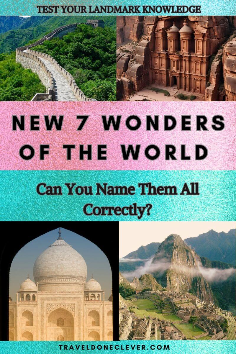 7 wonders of the world with pictures