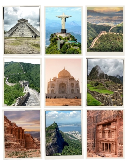 new wonders of the world: Here are the seven wonders of the modern world and where you can find them.