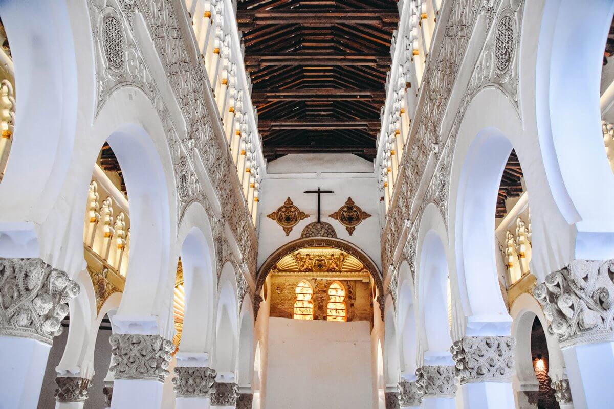 things to do in Toledo - Santa Maria La Blanca synagogue