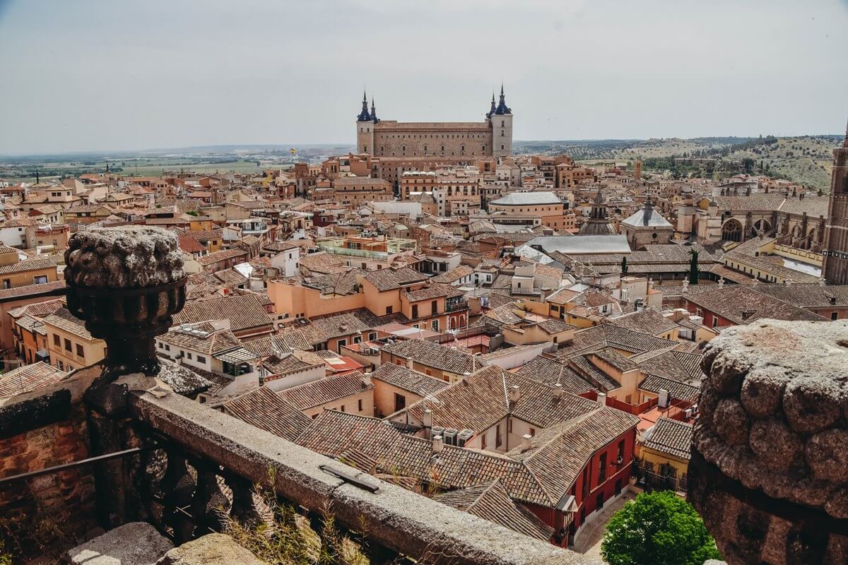 things to do in Toledo - climb Iglesia de San Ildefonso for the views of the Alcazar and Catedral Primada