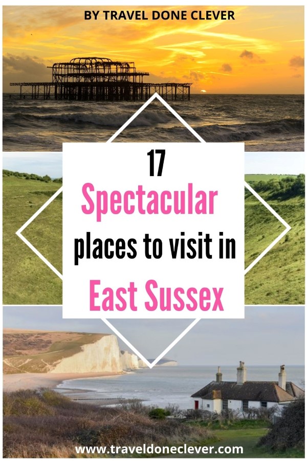 Is East Sussex in England worth visiting? Read this post about 17 Spectacular places to visit in East Sussex. Discover the best things to do in East Sussex (famous and unusual attractions).