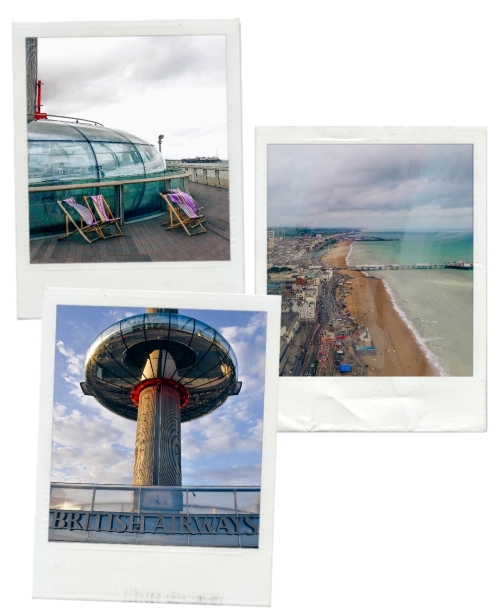 best things to do in Brighton: Visiting the British Airways i360 is one of the top things to do in Brighton because this seafront tower is Britain’s first ‘vertical pier’ and the first vertical cable car. Moreover, if you are not scared of heights, the i360 offers a thrilling skywalk on the i360. Alternatively, there are other thrill-seeking experiences, such as drop 360 or you can climb to the very top of the i360 tower.