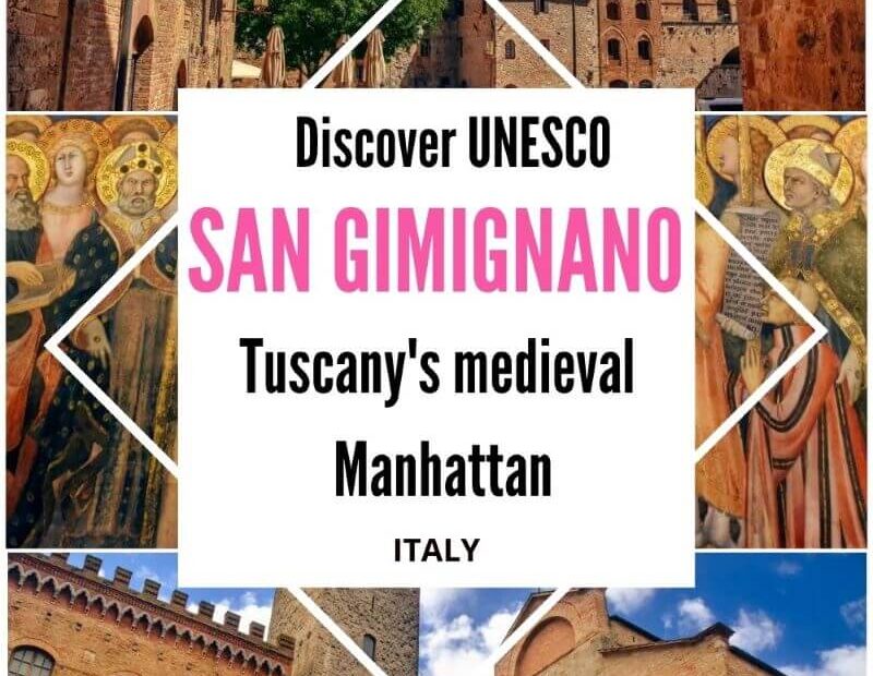 Planning to visit UNESCO San Gimignano in Tuscany? San Gimignano is one of those beautiful places in Tuscany worth going to - no matter how much time you have. It simply must be on your Tuscan itinerary and your Italy bucket list. Here is a list of the best things to do in San Gimignano. Read on for what to do and what to see in San Gimignano. Find out why this pretty town has nicknames Medieval Manhattan and the City of beautiful towers.