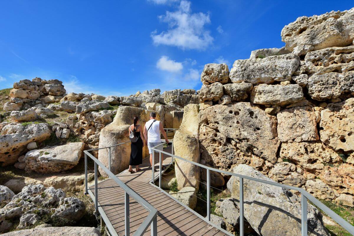 Ggantija Temples - North temple entrance