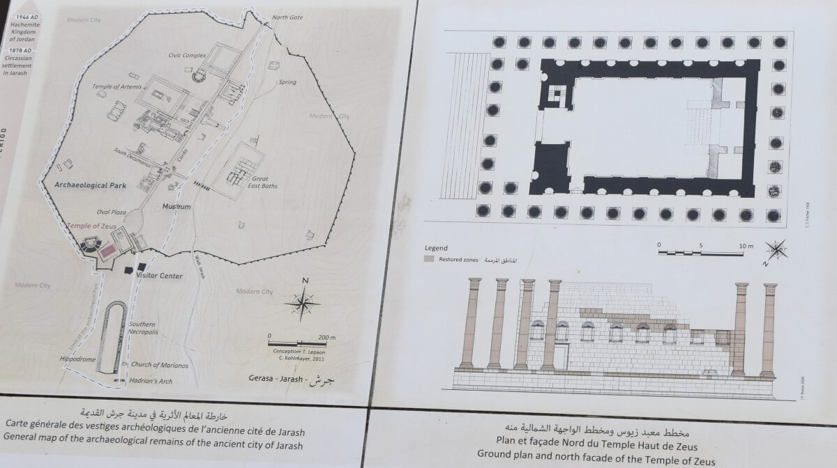 Temple of Zeus plan
