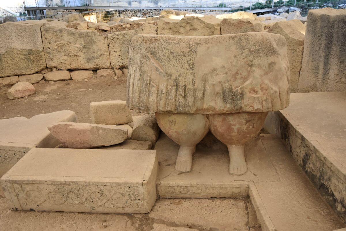 Megalithic Malta - Fat Lady statue, Tarxien Temples