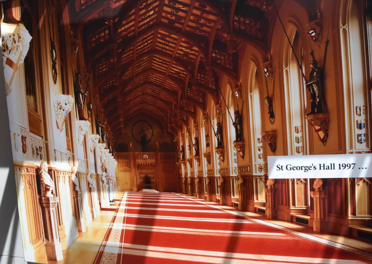 St George's Hall after 1992 fire