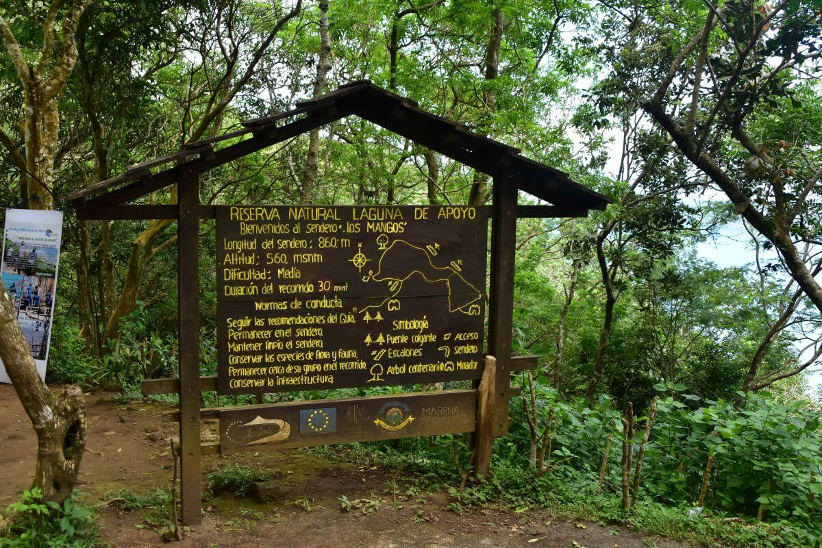 Mirador de Catarina - Mango trail map