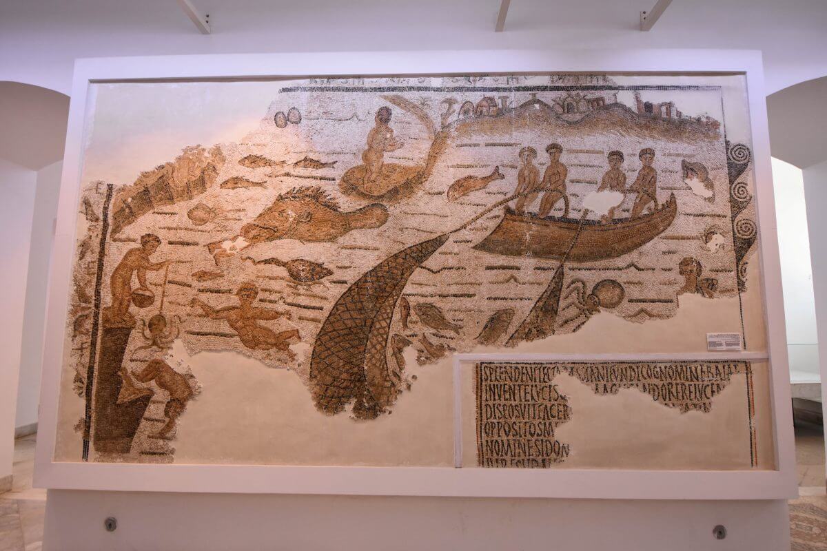 A domain at water’s edge mosaic