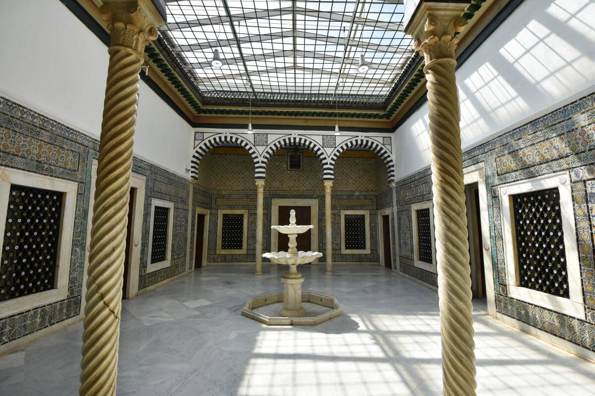 Bardo Museum courtyards - from palace to cultural landmark
