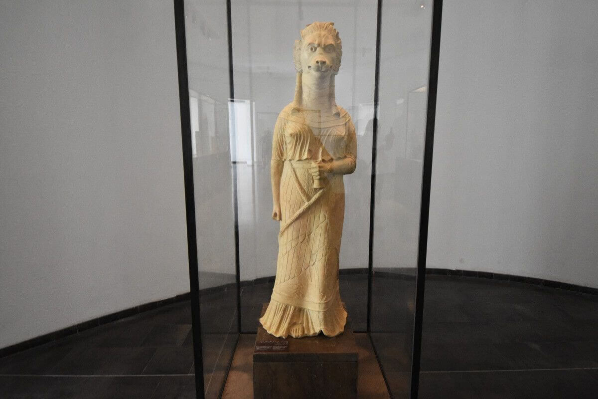 Bardo Museum - Statue of Tanit with a Lion’s Head