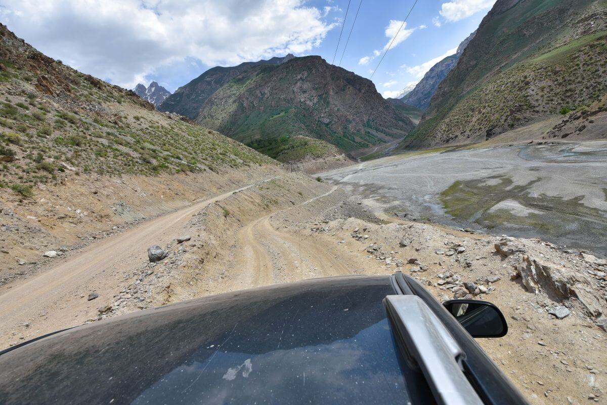 dust, gravel, and a bumpy ride