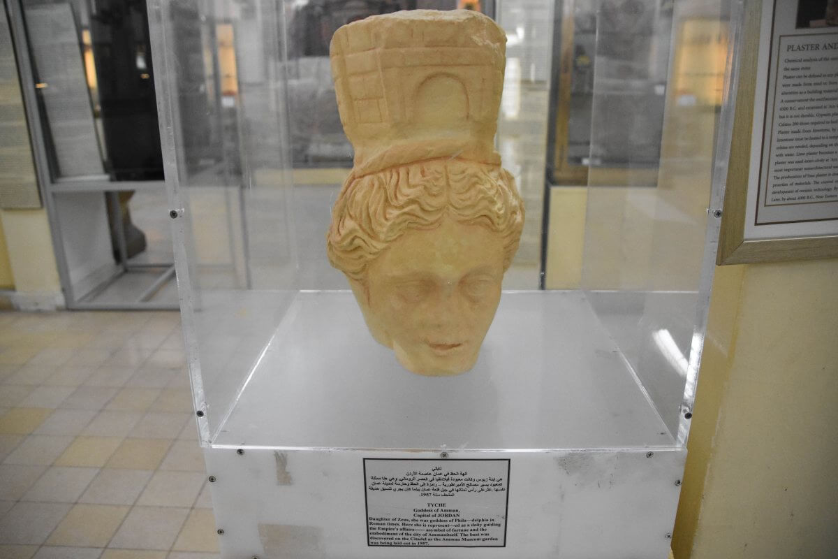 best things to do in Amman - Jordan Archaeological Museum, Tyche goddess
