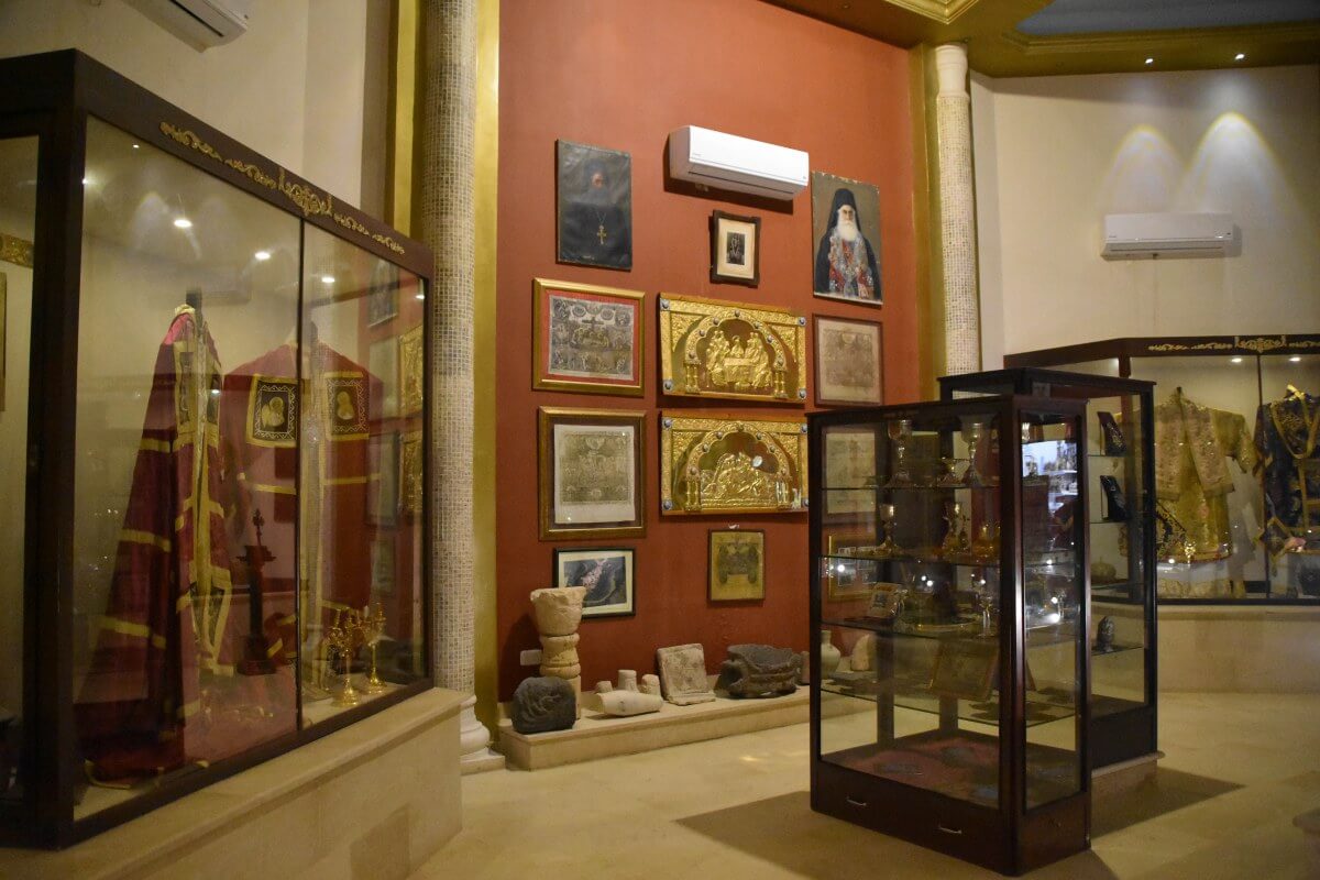 Baptism Site Jordan - Baptism Museum inside