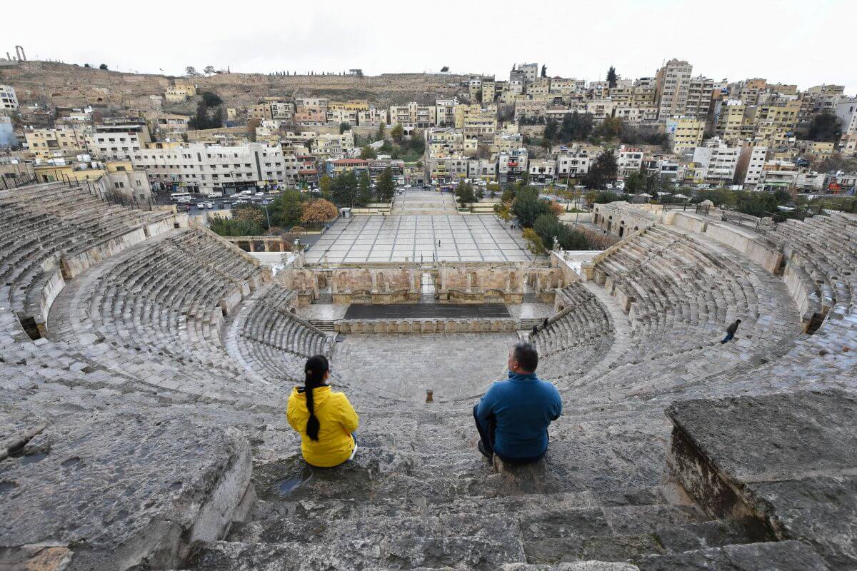 Roman Theatre Amman Jordan