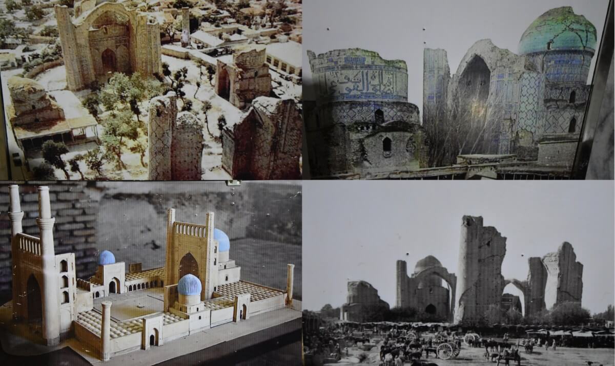 Bibi-Khanym Mosque before major reconstruction