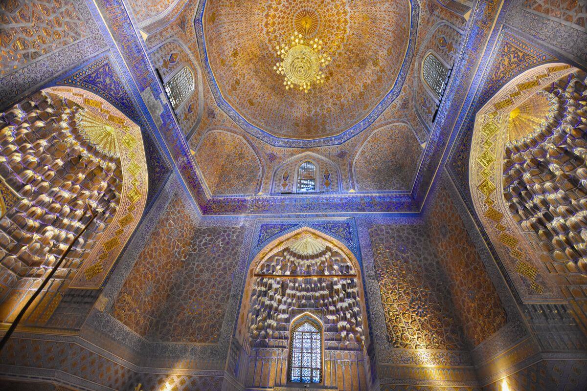 things to do in Samarkand - Gur-e-Amir Mausoleum's Golden chamber