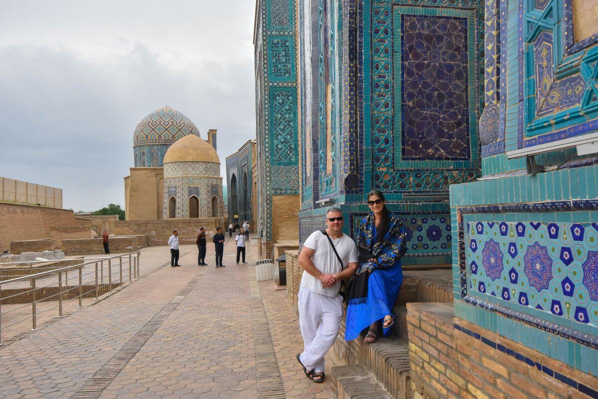 Travel Done Clever - Martina and Andrej in Samarkand, Uzbekistan