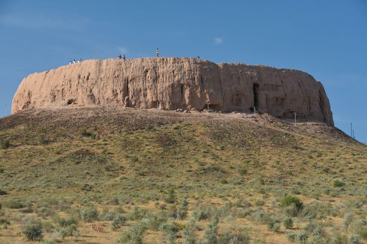 Chilpik Dakhma - sky burial tower Uzbekistan