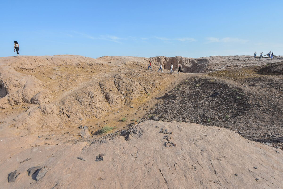 dakhma with a special ceramic drainage system 