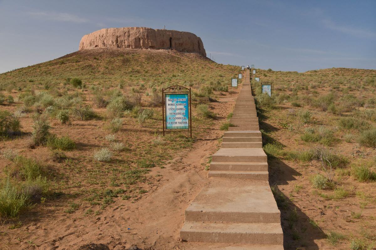 Chilpik Kala - Zoroastrian monument, Uzbekistan