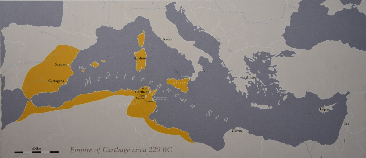 short history - from Phoenician colony to Mediterranean superpower