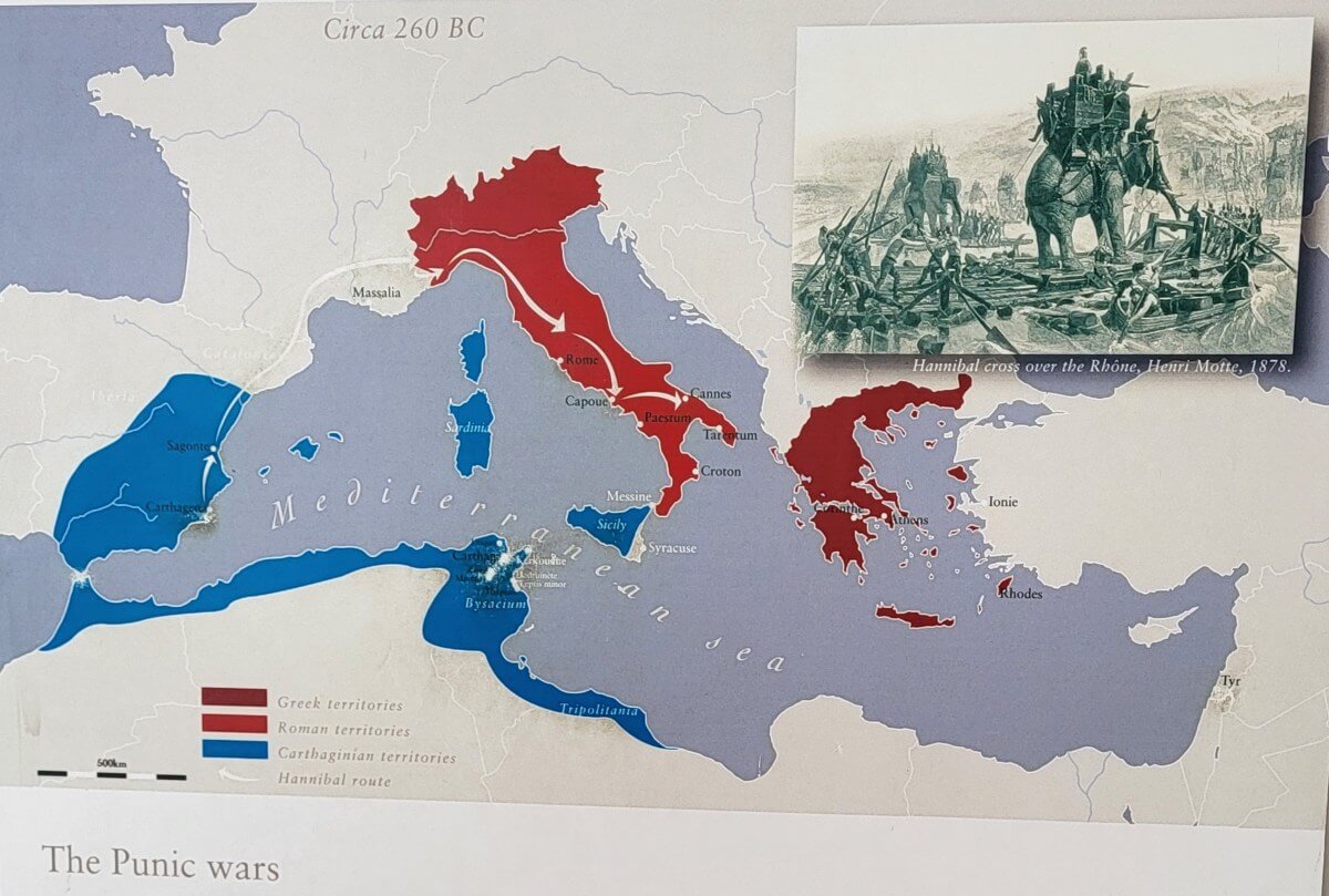 Punic wars between the empires