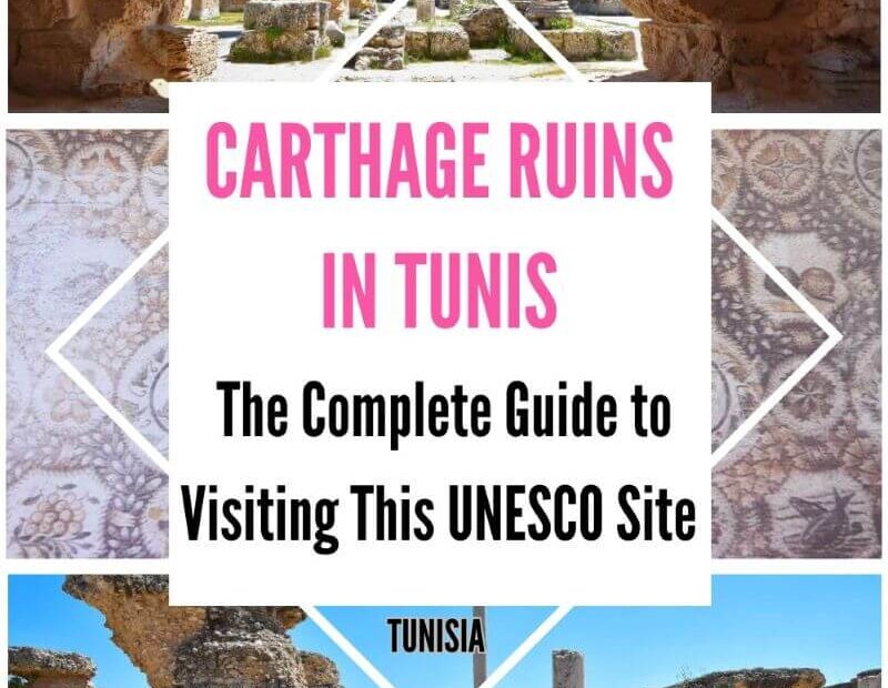 Think you can just arrive at the Carthage ruins in Tunisia, follow the signs and see everything? The Carthage ruins are scattered across several archaeological areas, with harbours, baths, temples, villas, theatres, and other remains spread through a modern neighbourhood. Our Carthage ruins in Tunisia guide explains what to expect before you arrive, which ruins are genuinely worth seeing, and how the experience changes depending on whether you use the TGM train or taxi. Save this Carthage ruins in Tunisia guide now so you don’t waste your precious time figuring everything out on arrival. #CarthageRuins #CarthageTunisia