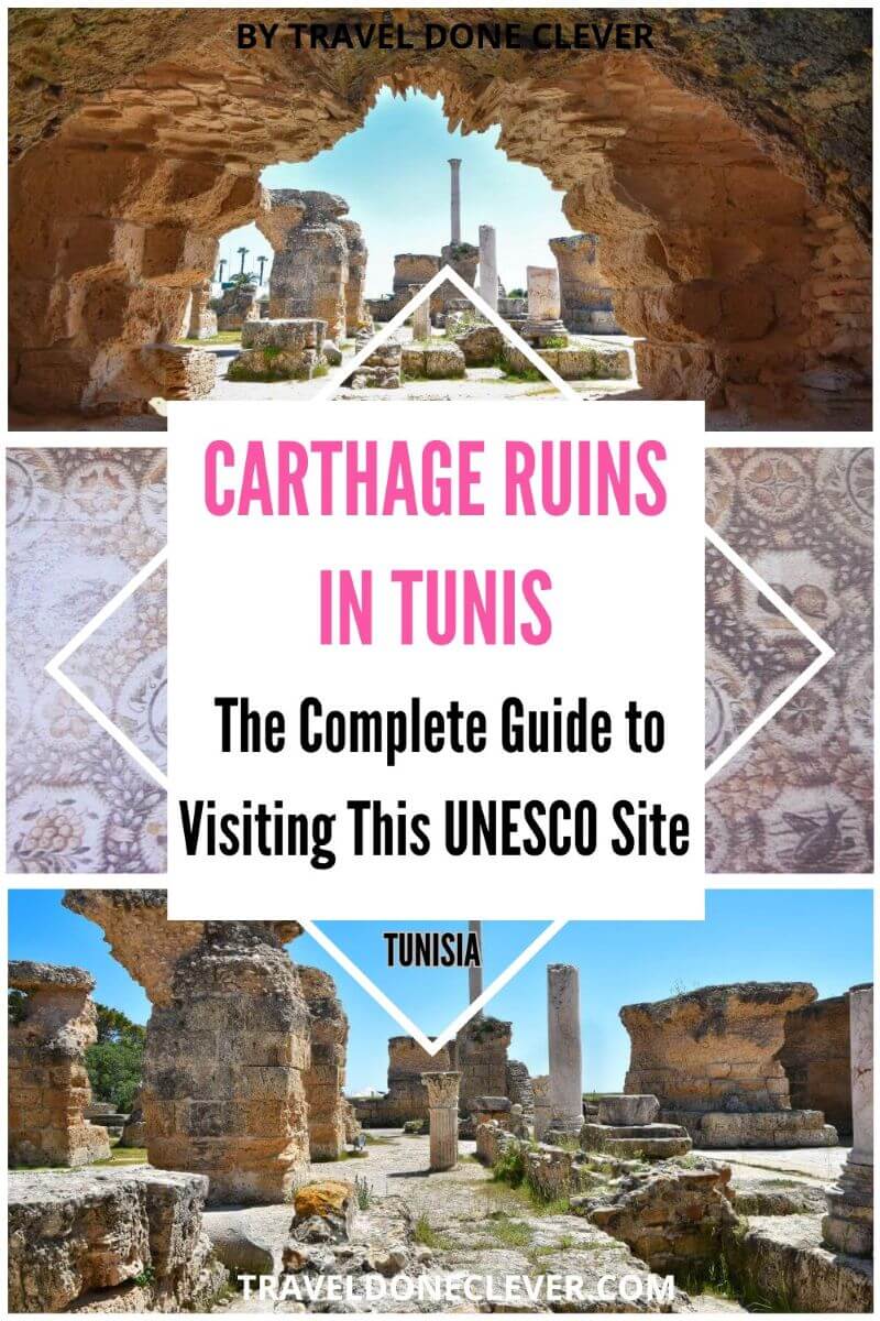 Think you can just arrive at the Carthage ruins in Tunisia, follow the signs and see everything? The Carthage ruins are scattered across several archaeological areas, with harbours, baths, temples, villas, theatres, and other remains spread through a modern neighbourhood. Our Carthage ruins in Tunisia guide explains what to expect before you arrive, which ruins are genuinely worth seeing, and how the experience changes depending on whether you use the TGM train or taxi. Save this Carthage ruins in Tunisia guide now so you don’t waste your precious time figuring everything out on arrival. #CarthageRuins #CarthageTunisia