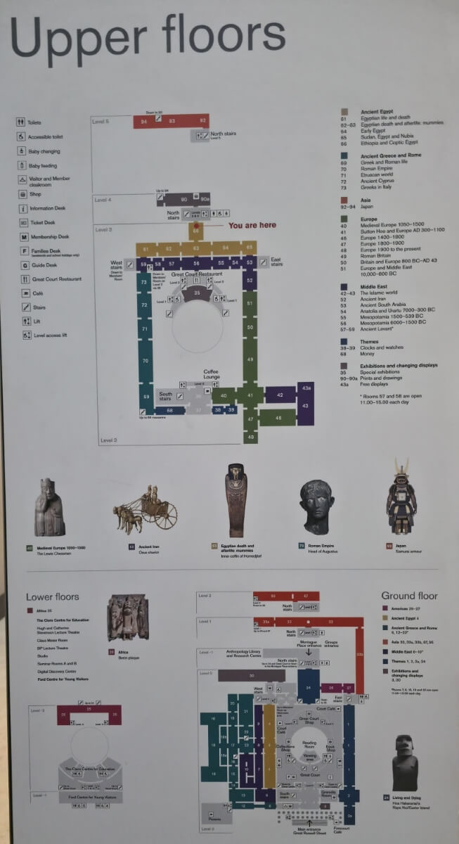 British museum map