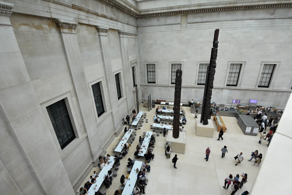 the museum's restaurants and food