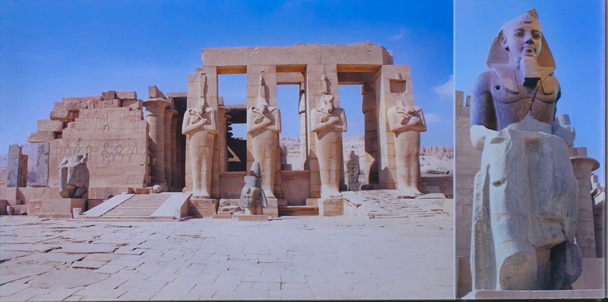 Bust of Ramses II the Great Luxor temple