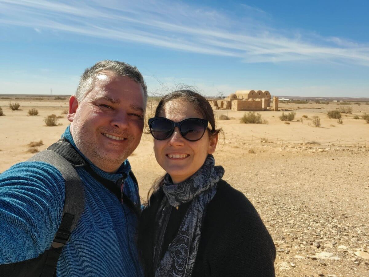 Desert Castles Jordan - Travel Done Clever Martina and Andrej