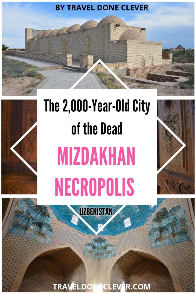 Ever heard of a place where one falling brick supposedly counts down to the end of the world? The Mizdakhan necropolis near Nukus, Uzbekistan has exactly that kind of legend. The 2,4000-year-old cemetery is a sacred landscape that reflects beliefs from ancient Zoroastrian traditions to Islam. One tradition even connects the landscape with the first human in Zoroastrian tradition, later associated with Adam. This Mizdakhan necropolis guide explains what to expect before your visit, from its scale to its history, legends, and must-see structures. If Uzbekistan’s lesser-known places are your vibe, save this Mizdakhan guide and find out if this unique attraction deserves a place on your Uzbekistan itinerary. #Mizdakhan #MizdakhanUzbekistan