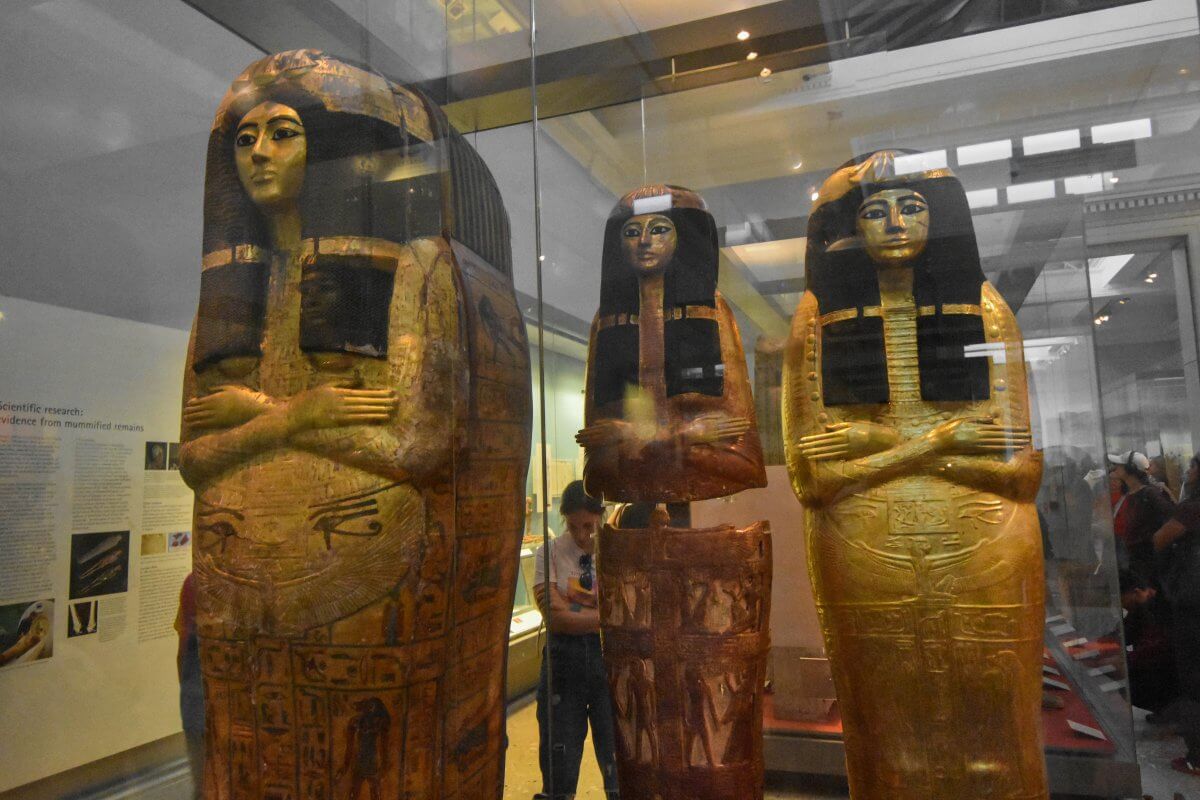 what to see at the British Museum - the inner coffin of Henutmehyt
