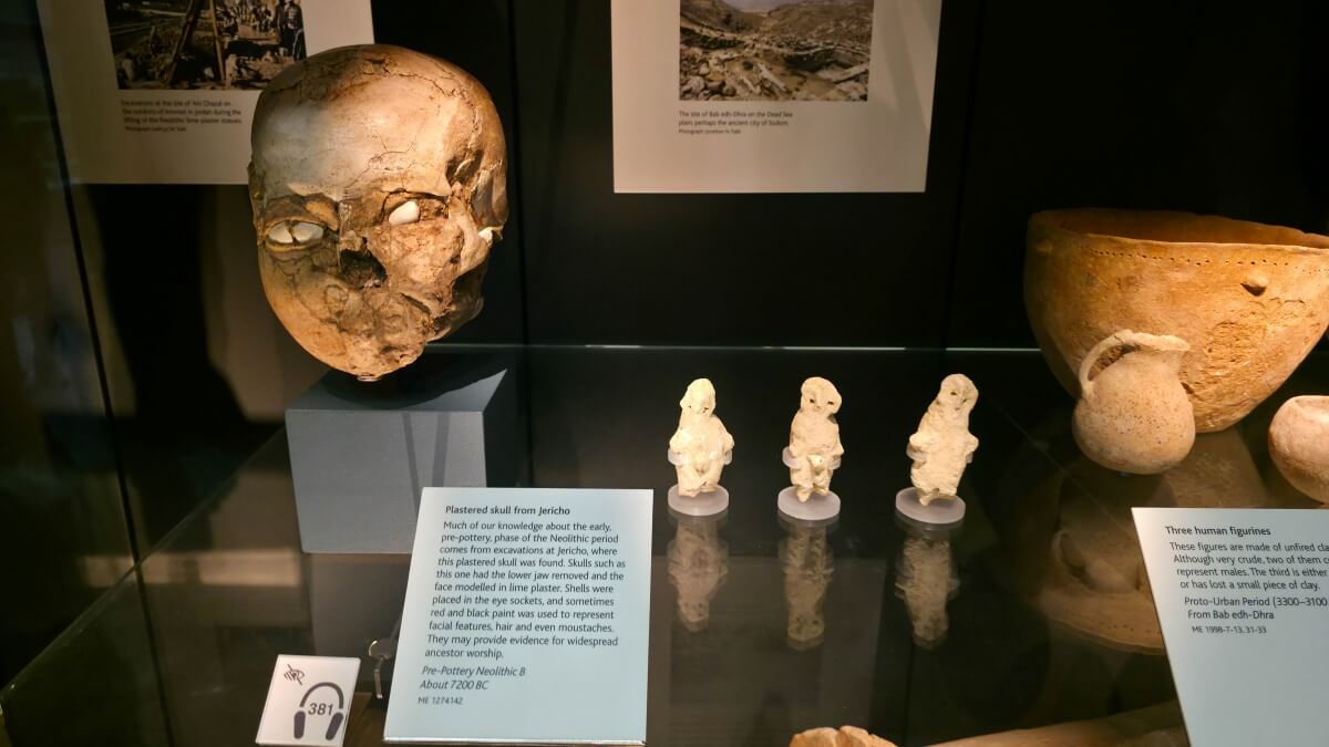 what to see at the British Museum - Jericho Skull