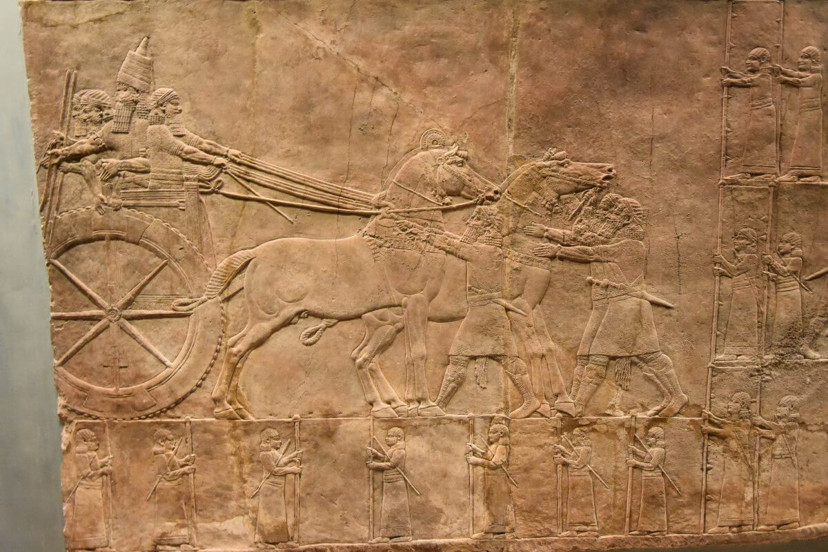 what to see at the British Museum - Lion Hunt of Ashurbanipal