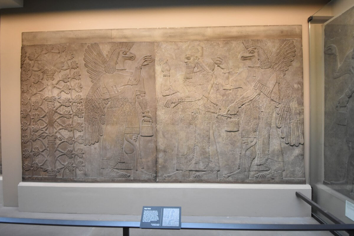what to see at the British Museum - wall panels from Nimrud